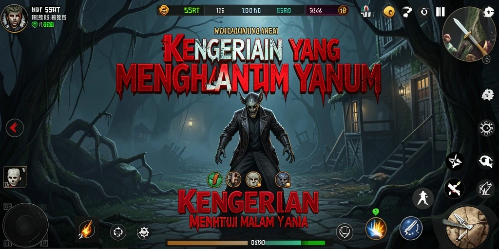 Gameplay menegangkan dengan atmosfera Horror yang mencekam.