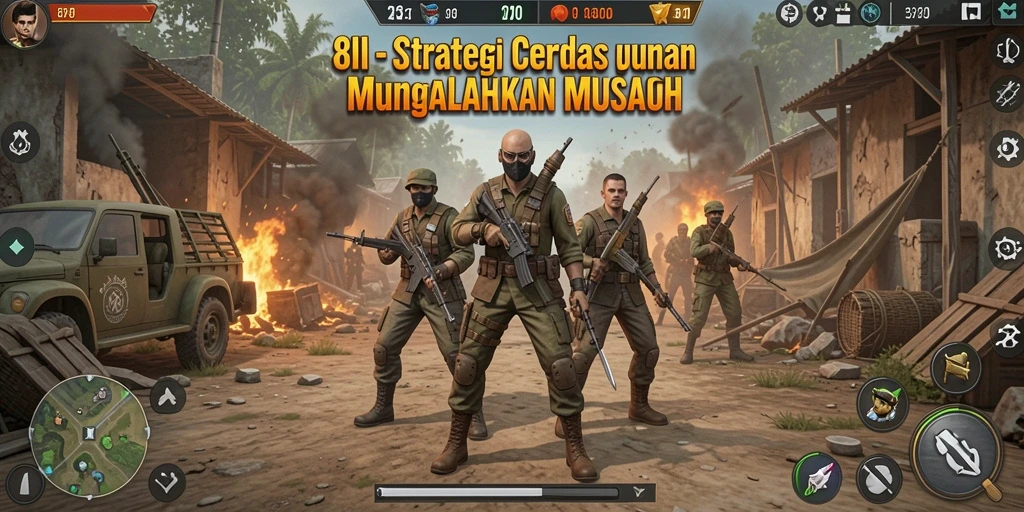 Tangkapan layar gameplay menarik dari 8II dengan strategi mendebarkan.