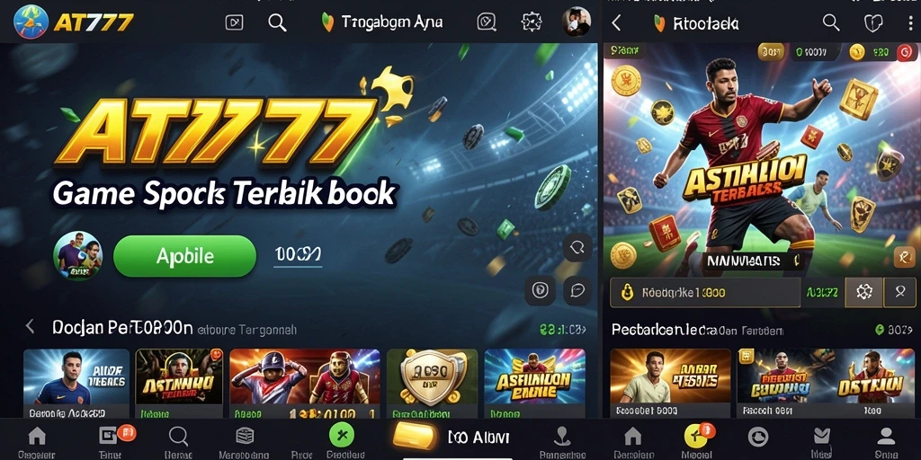 Tampilan gameplay menarik dalam aplikasi Sportsbook AT777.
