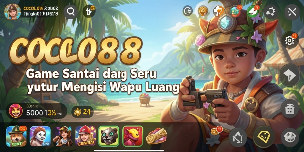 Screenshot COCOL88 menampilkan gameplay seru dan penuh warna.