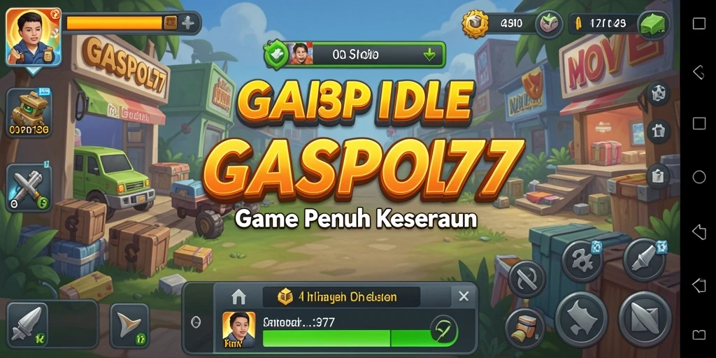 Screenshot gameplay GASPOL77 menampilkan aksi seru dengan karakter beraksi.