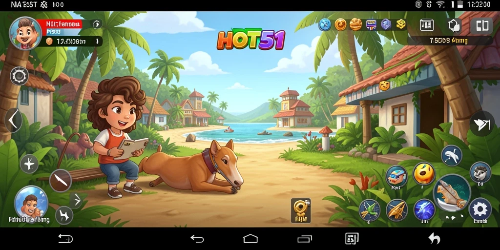Screenshot HOT51 menampilkan gameplay seru dan grafis yang menarik.