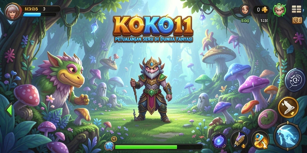 Tampilan menakjubkan dari gameplay KOKO11 yang penuh petualangan.