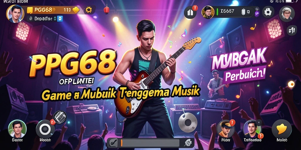 Gameplay PGG68 yang menarik dengan interaksi musik yang seru.