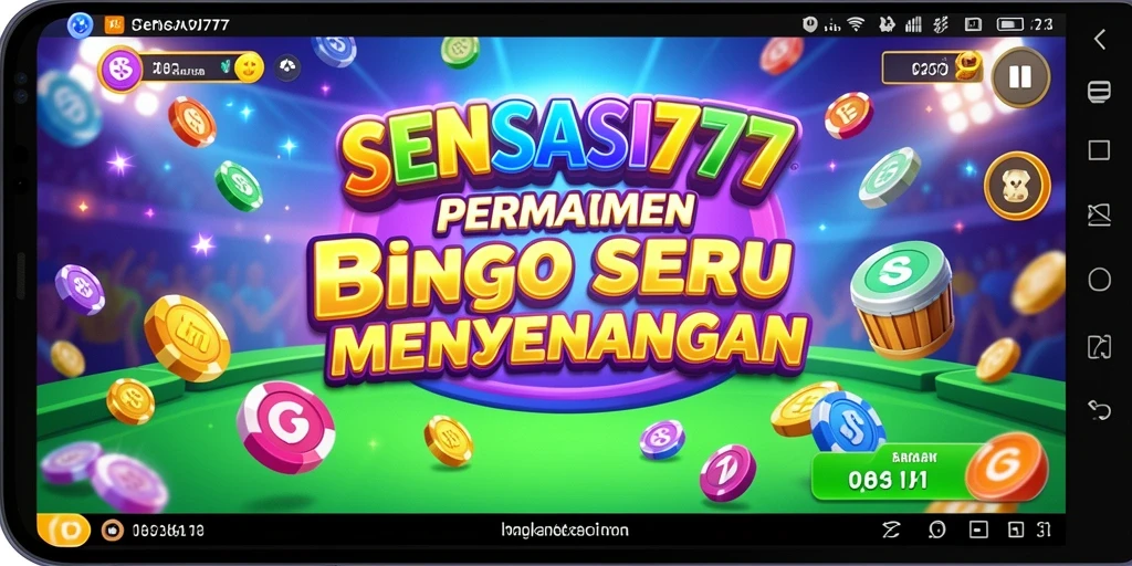 Gameplay seru SENSASI777 yang menampilkan keseruan permainan Bingo.